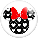 20MM Cartoon  glass snaps buttons