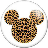 20MM Cartoon pattern glass snaps buttons