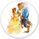 20MM Cartoon glass snaps buttons
