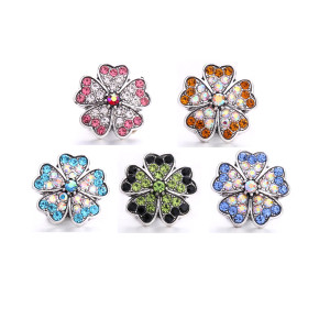 20MM  rhinestones  design  Metal snap buttons