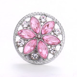 20MM  rhinestones  design  Metal snap buttons