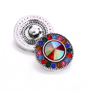 20MM rhinestones   design  Metal snap buttons