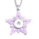 Necklace 80CM chain  metal  fit 20MM chunks snap button jewelry