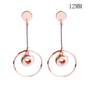 Alloy Earrings charms fit 12MM snap button jewelry
