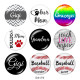20MM GIGI MOM family Print glass snaps buttons
