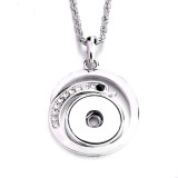 Necklace 80CM chain  metal  fit 20MM chunks snap button jewelry