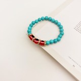 Blue Eyes 8mm Turquoise Bracelet Color Couples Turquoise Bracelet
