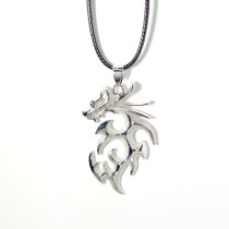 Luminous Flame Dragon Necklace Transfer Luminous Pendant