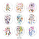 20MM Dream catcher Print glass snaps buttons
