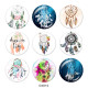 20MM Dream catcher Print glass snaps buttons