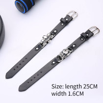Leather Bracelet PU Leather Punk Skull Scalp Bracelet