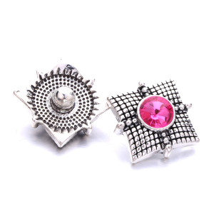 20MM   rhinestones  design  Metal snap buttons