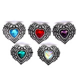 20MM love rhinestones  design  Metal snap buttons