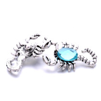 20MM Scorpion  rhinestones  design  Metal snap buttons