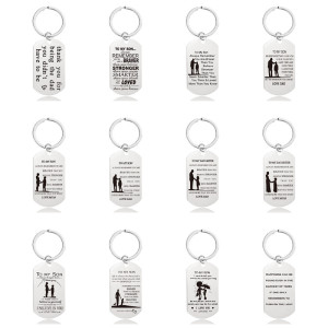 Stainless Steel Keychain Mother's Day Father's Day Graduation Season Christmas Gift
