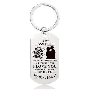 Stainless Steel Keychain Mother's Day Father's Day Graduation Season Christmas Gift