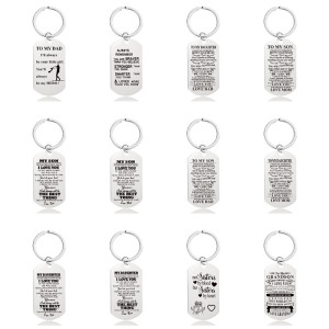 Stainless Steel Keychain Mother's Day Father's Day Graduation Season Christmas Gift