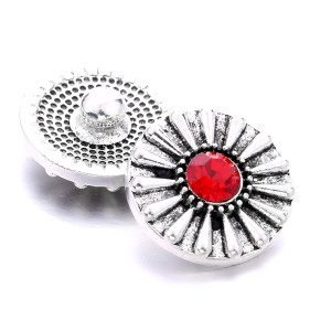 20MM   rhinestones  design  Metal snap buttons