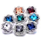 20MM   rhinestones  design  Metal snap buttons