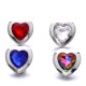 20MM  love rhinestones  design  Metal snap buttons