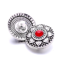 20MM   rhinestones  design  Metal snap buttons