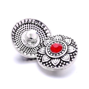 20MM   rhinestones  design  Metal snap buttons