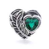 20MM  love rhinestones  design  Metal snap buttons