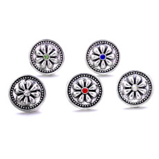 20MM   rhinestones  design  Metal snap buttons