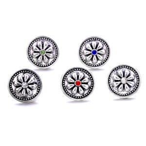 20MM   rhinestones  design  Metal snap buttons