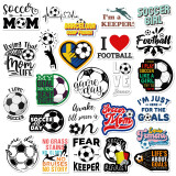 50pcs Soccer Score Sticker graffiti stickers decorative suitcase notebook waterproof detachable stickers