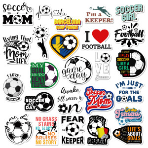 50pcs Soccer Score Sticker graffiti stickers decorative suitcase notebook waterproof detachable stickers