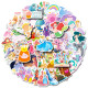 50pcs  Cartoon princess graffiti stickers decorative suitcase notebook waterproof detachable stickers
