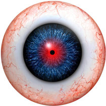 20MM  Eyes Cat Eye Eyeball Print  glass snaps buttons