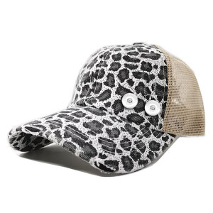 Summer sun-shading and sun protection cap fit 18mm snap button beige snap button jewelry