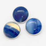 18MM snap Natural stone turquoise snap buttons