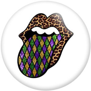 20MM pattern Mom Print  glass snaps buttons