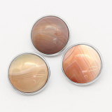 18MM snap Natural stone turquoise snap buttons