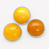 18MM snap Natural stone turquoise snap buttons