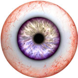 20MM  Eyes Cat Eye Eyeball Print  glass snaps buttons