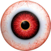20MM  Eyes Cat Eye Eyeball Print  glass snaps buttons