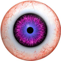 20MM  Eyes Cat Eye Eyeball Print  glass snaps buttons