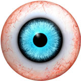 20MM  Eyes Cat Eye Eyeball Print  glass snaps buttons  Jewelry Making