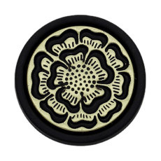 20MM Small Fragrance Metal Button Retro Flower Round Button