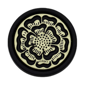 20MM Small Fragrance Metal Button Retro Flower Round Button