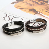 Multilayer Stainless Steel Hand Braided Bracelet