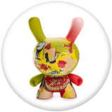 20MM Cartoon pattern Print  glass snaps buttons