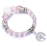 life Tree Beaded Elastic Rope Elastic Glass Bead Bracelet