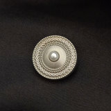 20MM metal pearl diamond button