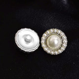20MM metal pearl diamond button