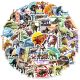 50pcs Jurassic World cartoon graffiti stickers decorative suitcase notebook waterproof detachable stickers